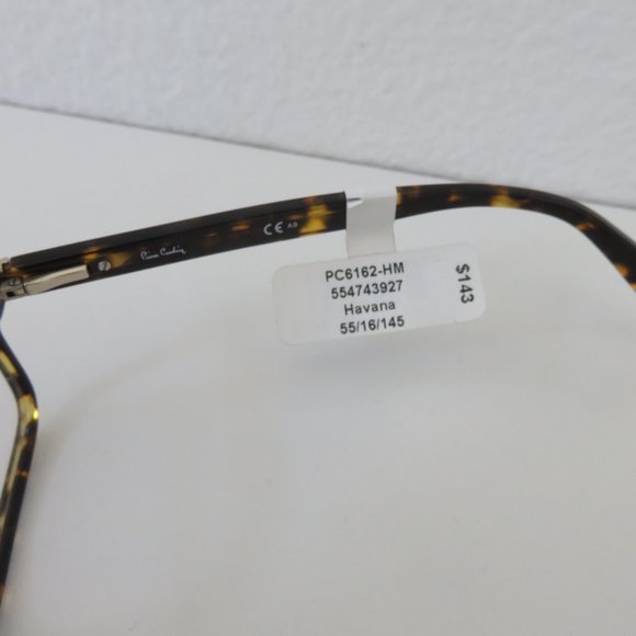 (#I) Pierre Cardin Rx'able Eyeglass Frame, Brown Tortoise glasses 55 16 145 - Picture 3 of 12